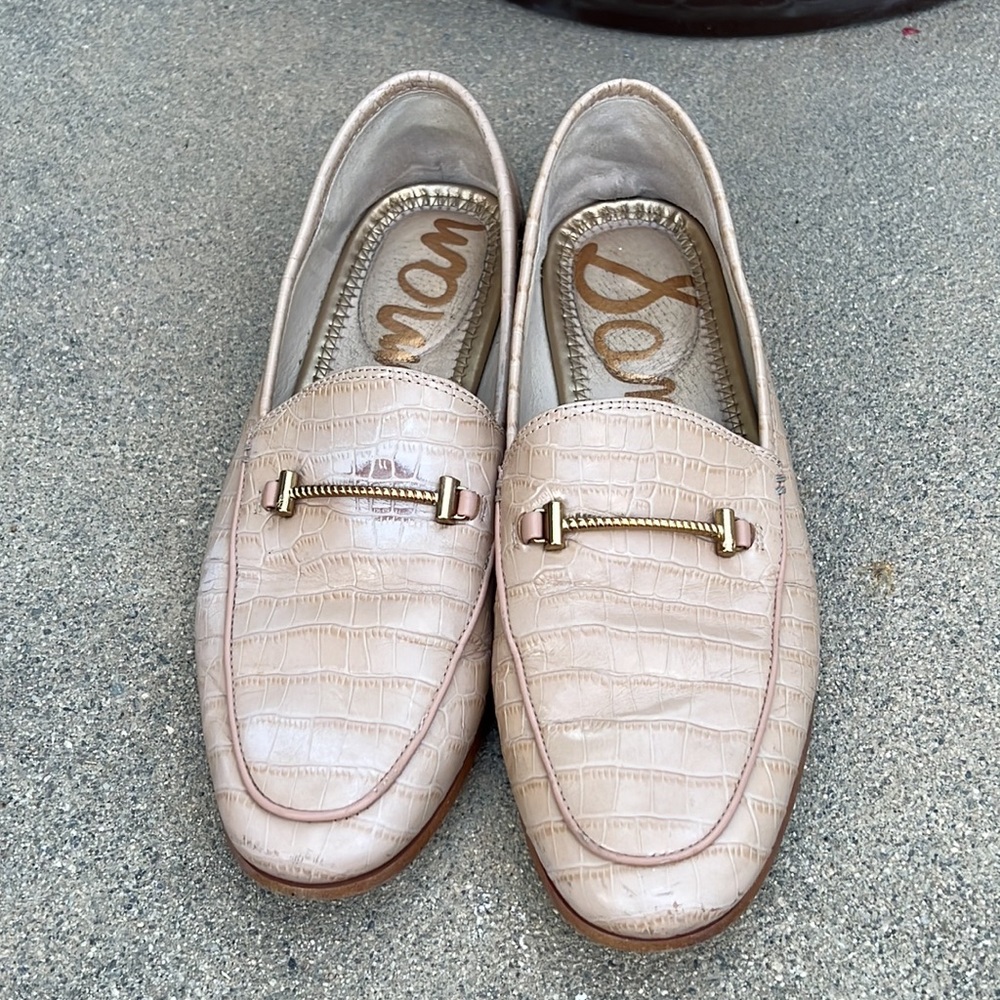 Sam Edelman  lior leather loafer in toasted almond size 7.5